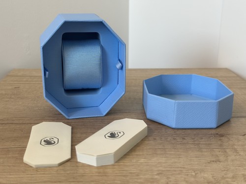 Swarovski octagon gift - swarovski, box