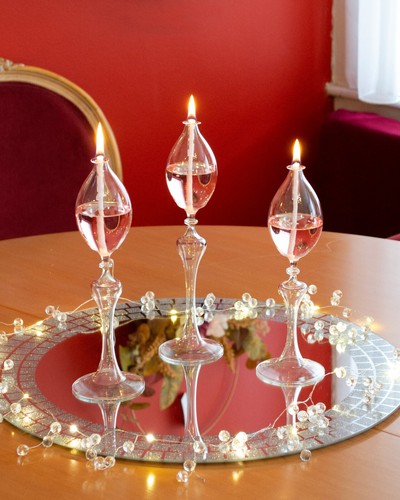 Set handmade glass oil - handmade,