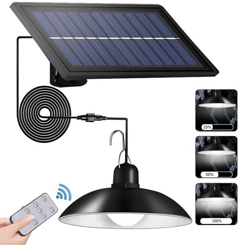 Dimmable solar pendant light - pendant,