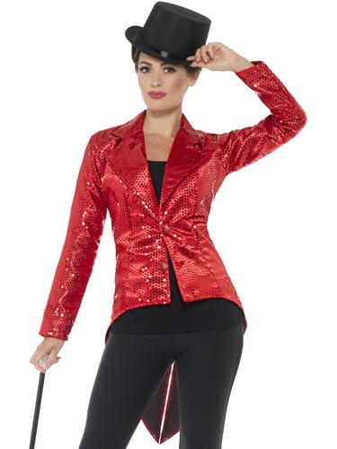 Sequin tailcoat ladies jacket - sequin,