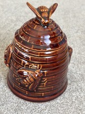 Vintage Beehive Honey Pot