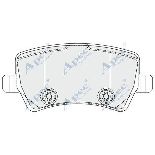 Brake pads set - for, volvo