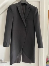 MENS NEW BLACK TAILCOAT