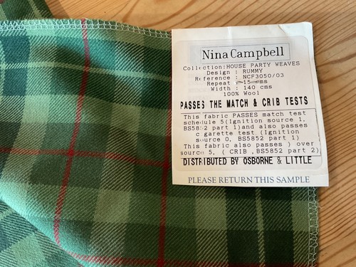 Nina campbell wool tartan - wool,