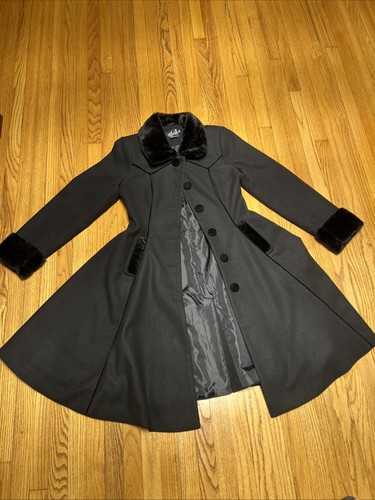 Hell bunny black faux fur - hell,