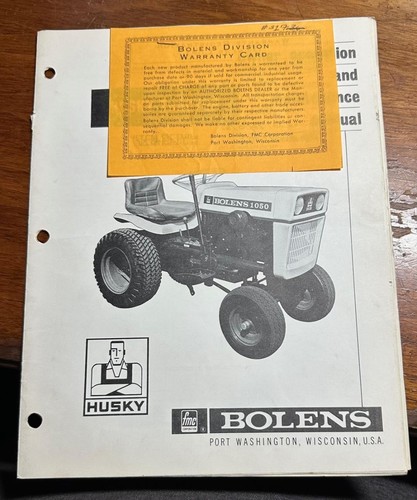Vintage bolens 1966 husky - vintage,