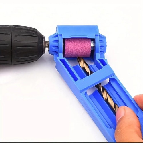 Portable drill bit sharpener - drill,