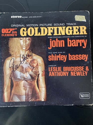 Sean connery signed gold - signed,