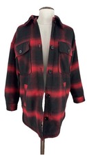 H&M Red & Black Check Padded