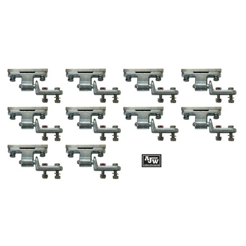 Dropside hinge set - dropside, tailgate
