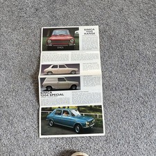 Simca 1000 1100 1204 1301 1501 Range 1970-71 Original UK small Sales Brochure