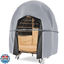 Patio Egg Chair Cover Double Wicker Egg Chair Covers for Outdoor 