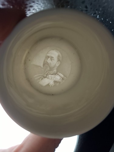 King edward vii lithophane - king,