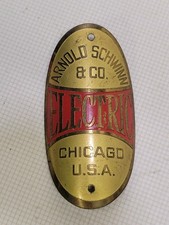 NOS Schwinn Electric headbadge