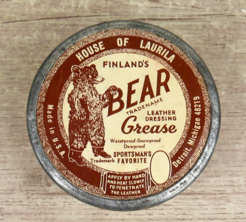 Vintage finland leather bear - finland's,