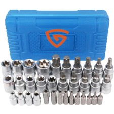 34Pcs Torx Star Socket & Bit