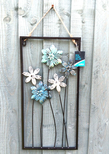 Metal flower wall - flower, art