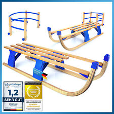 Sled wooden sled 110 cm Davos toboggan foldable folding children's sled