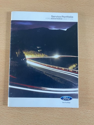 Ford service book stamped - service,