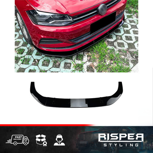 Front splitter gloss black - in,