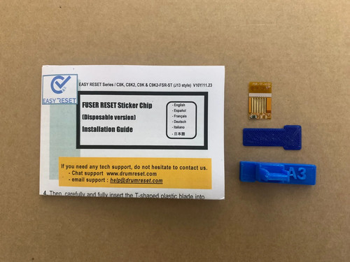 Easiest fuser reset - easiest, sticker
