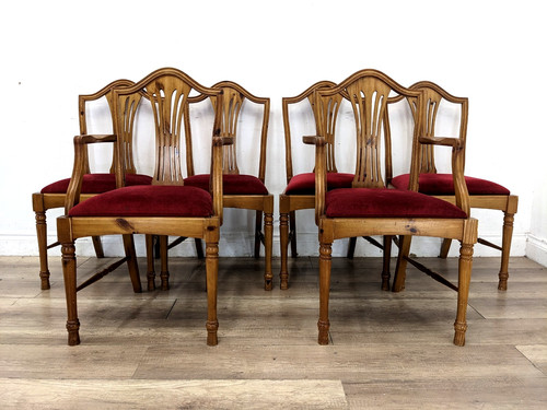 Dining chairs pine splat - pine,