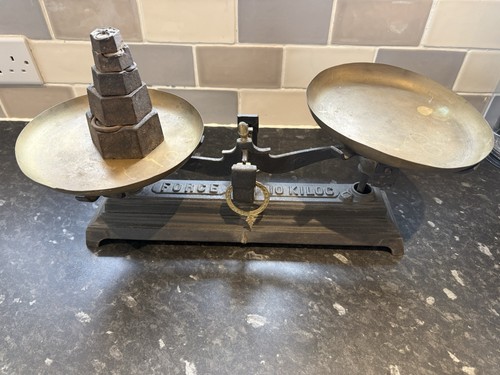 French vintage cast - cast, iron