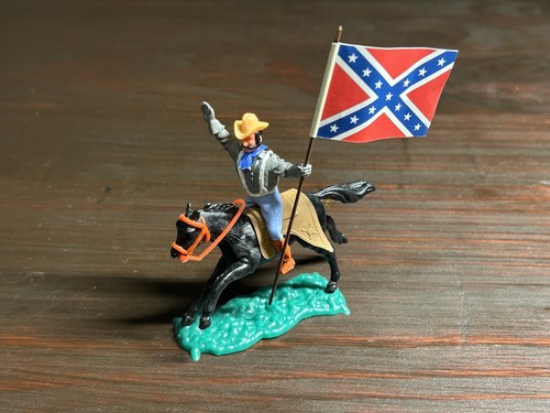 Timpo mounted confederate - mounted,
