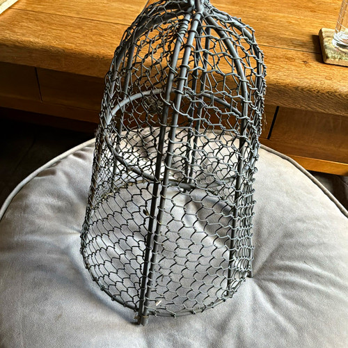 Vintage wire plant cloche - vintage,