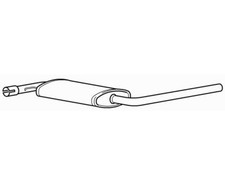 Centre Exhaust Middle Silencer