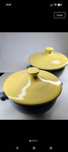 Vintage denby soup bowls - vintage,