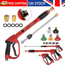 5000PSI High Pressure Washer Spray Gun Wand Lance Kit Car Water Cleaner For Car