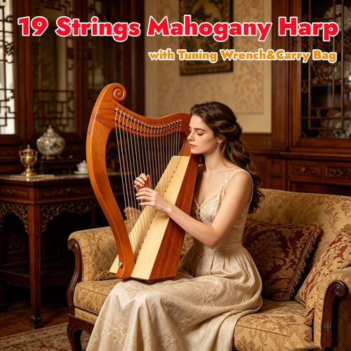 Strings lyre harp - 19,