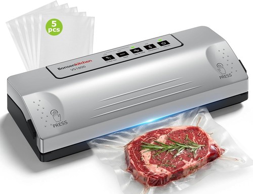 Vacuum sealer machine for sous - machine,