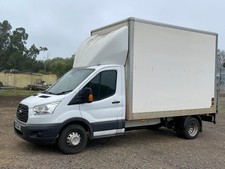 transit luton van with tailift