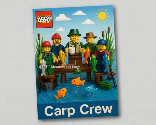 Tackle box sticker lego carp - sticker,