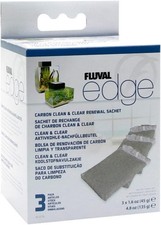 Fluval Edge Aquarium Carbon Clean and Clear 3 x 1.6oz 