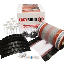 Dry ridge Roof Kit for Concrete, slate & Clay Tile System 3 Mtr Universal EASY