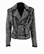 Mens studded Leather jacket