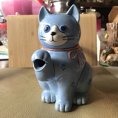 Vintage otagiri blue kitty - otagiri,