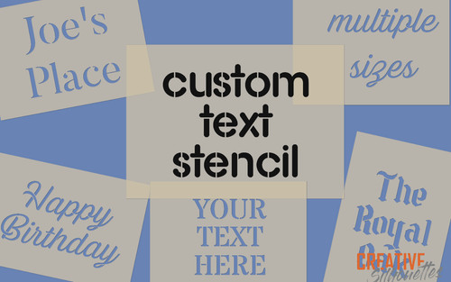 Personalised stencil custom - stencil, -custom
