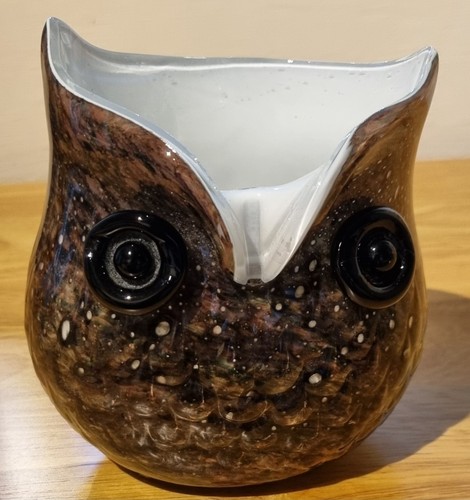 Vintage murano owl - vintage, vase