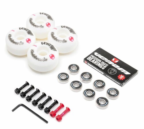 Venom skateboards logo white - venom,