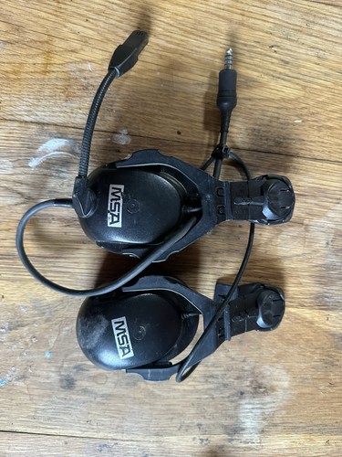 Msa helmet headset with - msa,