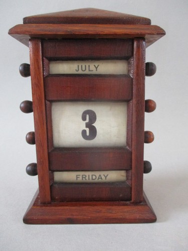 Antique perpetual desk top - antique, desk-top