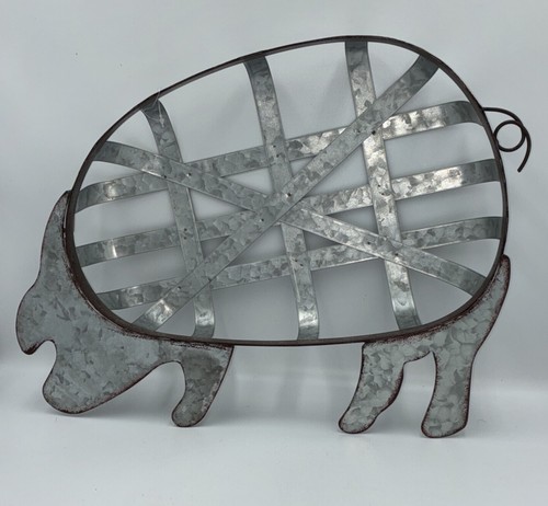 Pig shaped metal - pig,