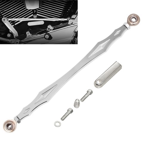 Chrome gear shift linkage - gear,
