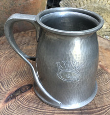 Vintage 1920/30's Tudric pewter ware art nouveau tankard engraved signature's
