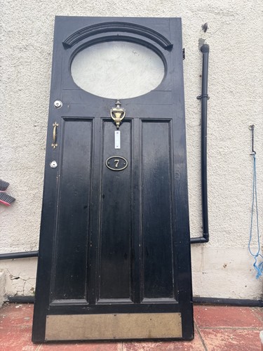 Black 1930 door - 1930's,