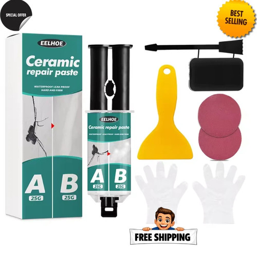 Bath white enamel repair fix - white,